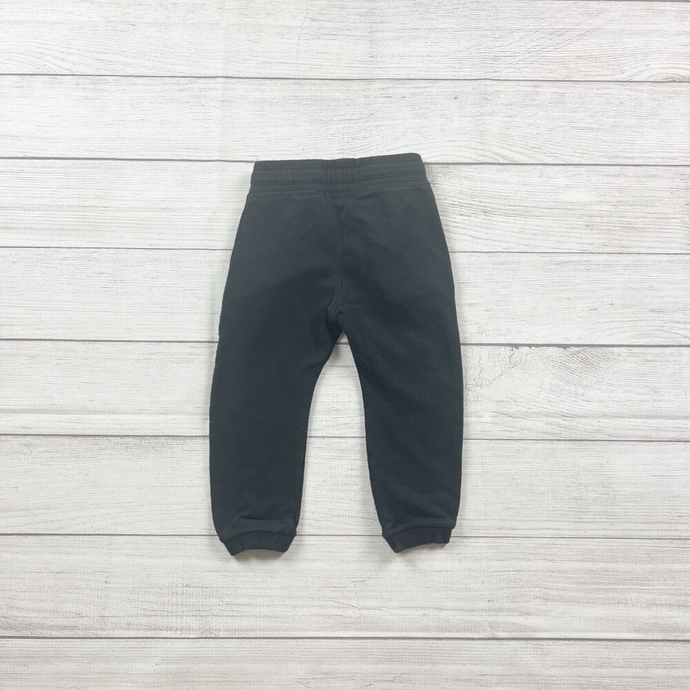 H&M Kids Black Jogger Sweatpants Zipper Pockets 2T - Picture 3 of 3